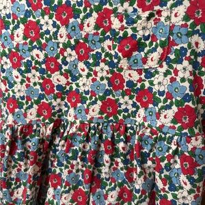 Boden Floral Kids Dress - Red, Blue, Green